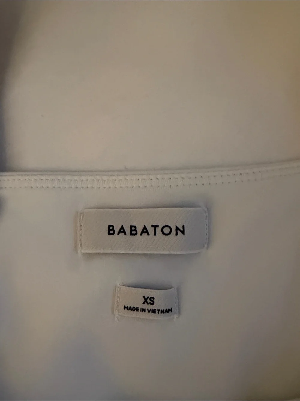 Babaton White Long Sleeve Square Neck Bodysuit